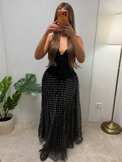 Jupe Lize a pois en tulle