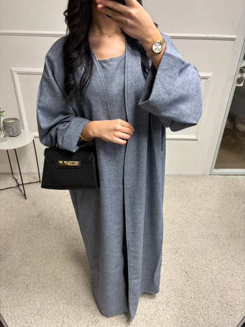 Abaya + Kimono en lin Sherine