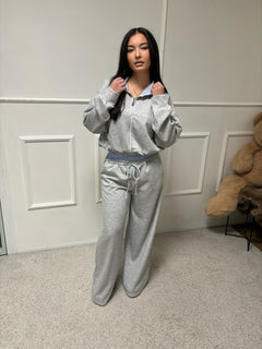 Ensemble jogging à capuche Malya [gris]