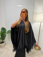 Ensemble jupe Cape Haya à dentelle