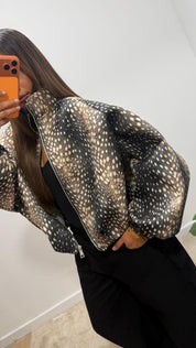 Veste bomber imprimée RÉÉM