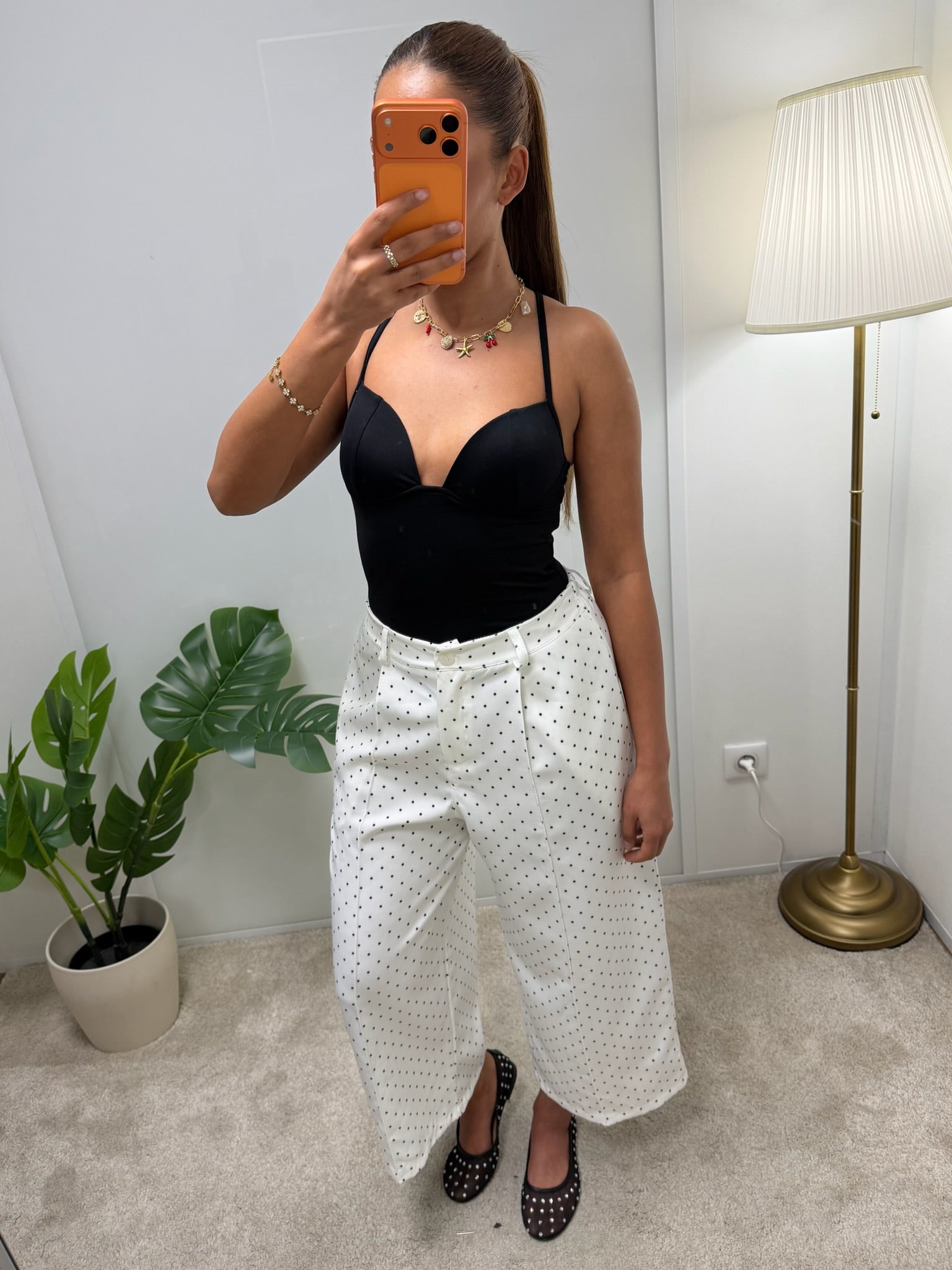 BERMUDA à pois Louana
