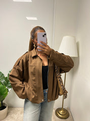 Veste bombers suédine en daim dania