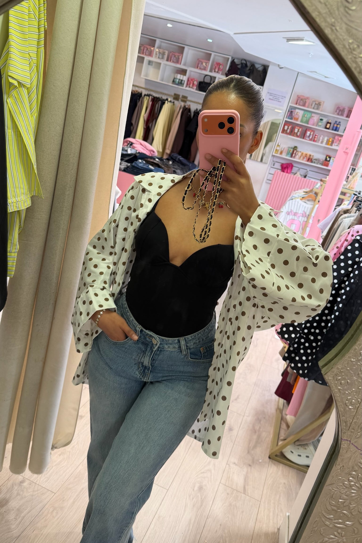 Chemise à pois Lina