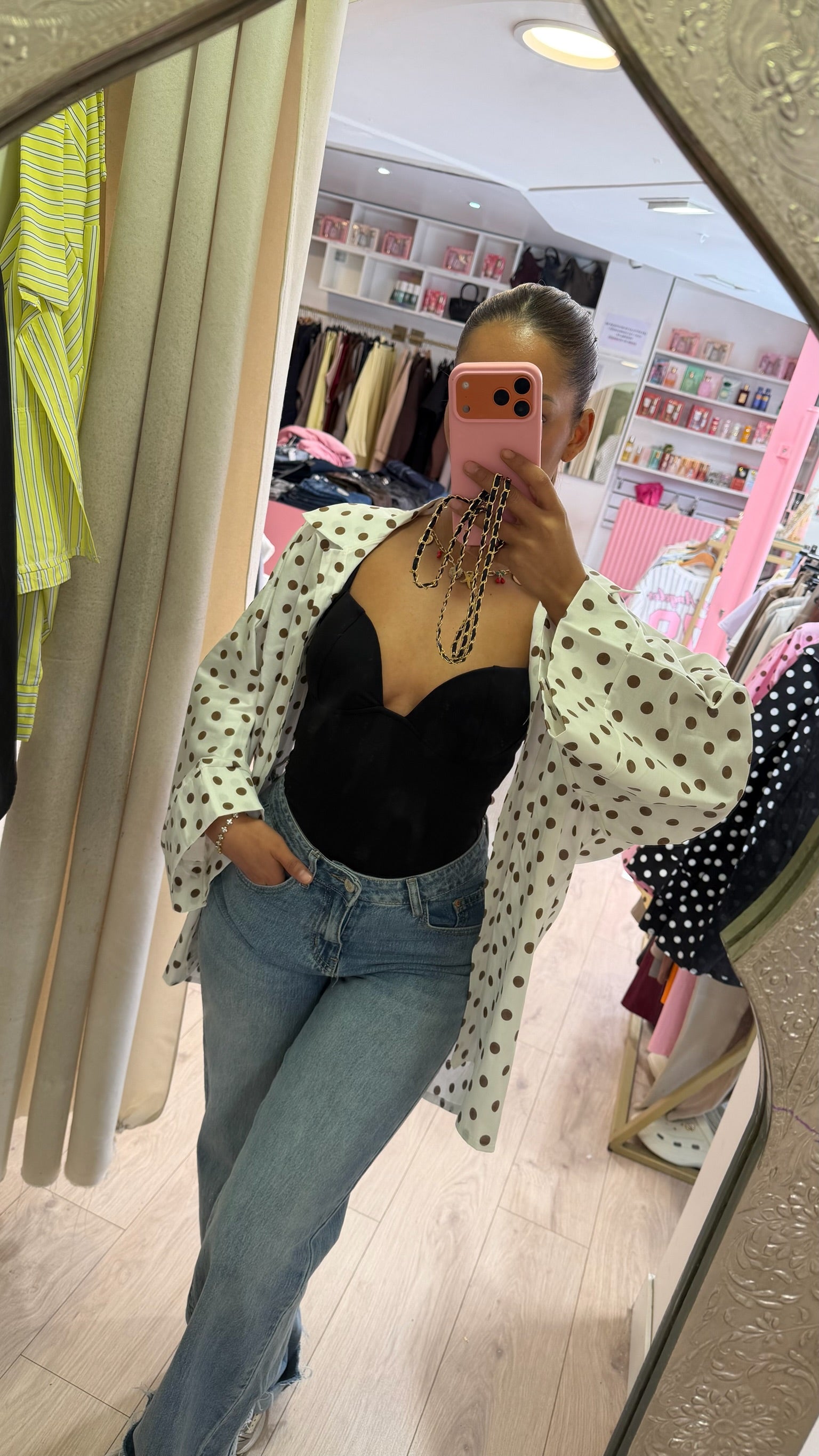 Chemise à pois Lina