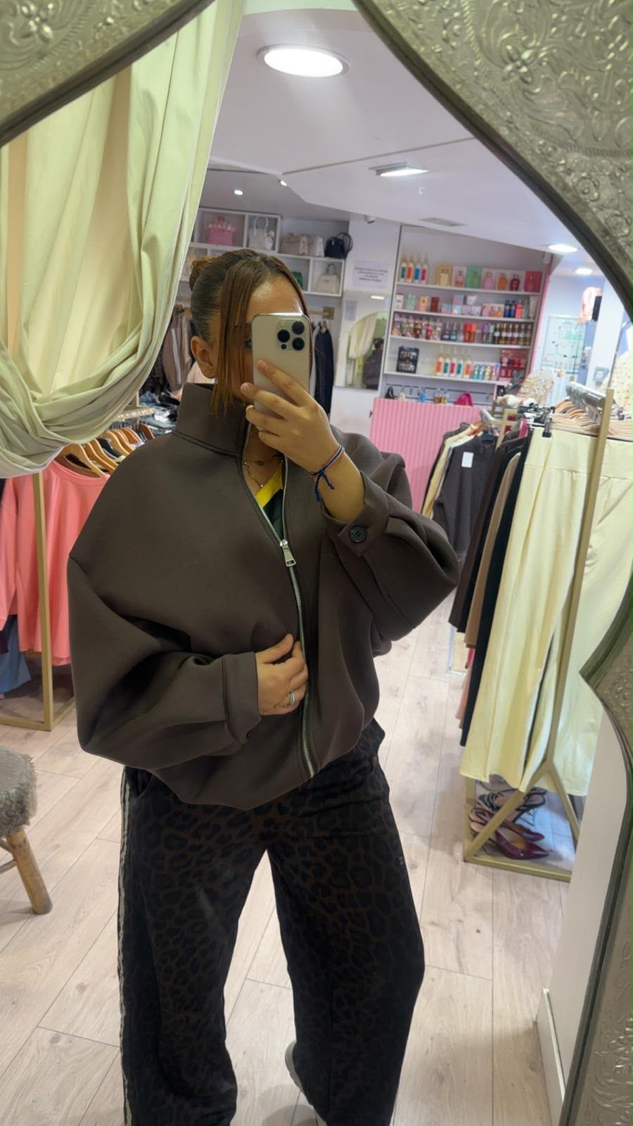 Veste BOMBERS Oversize à manche ballon HABIBA