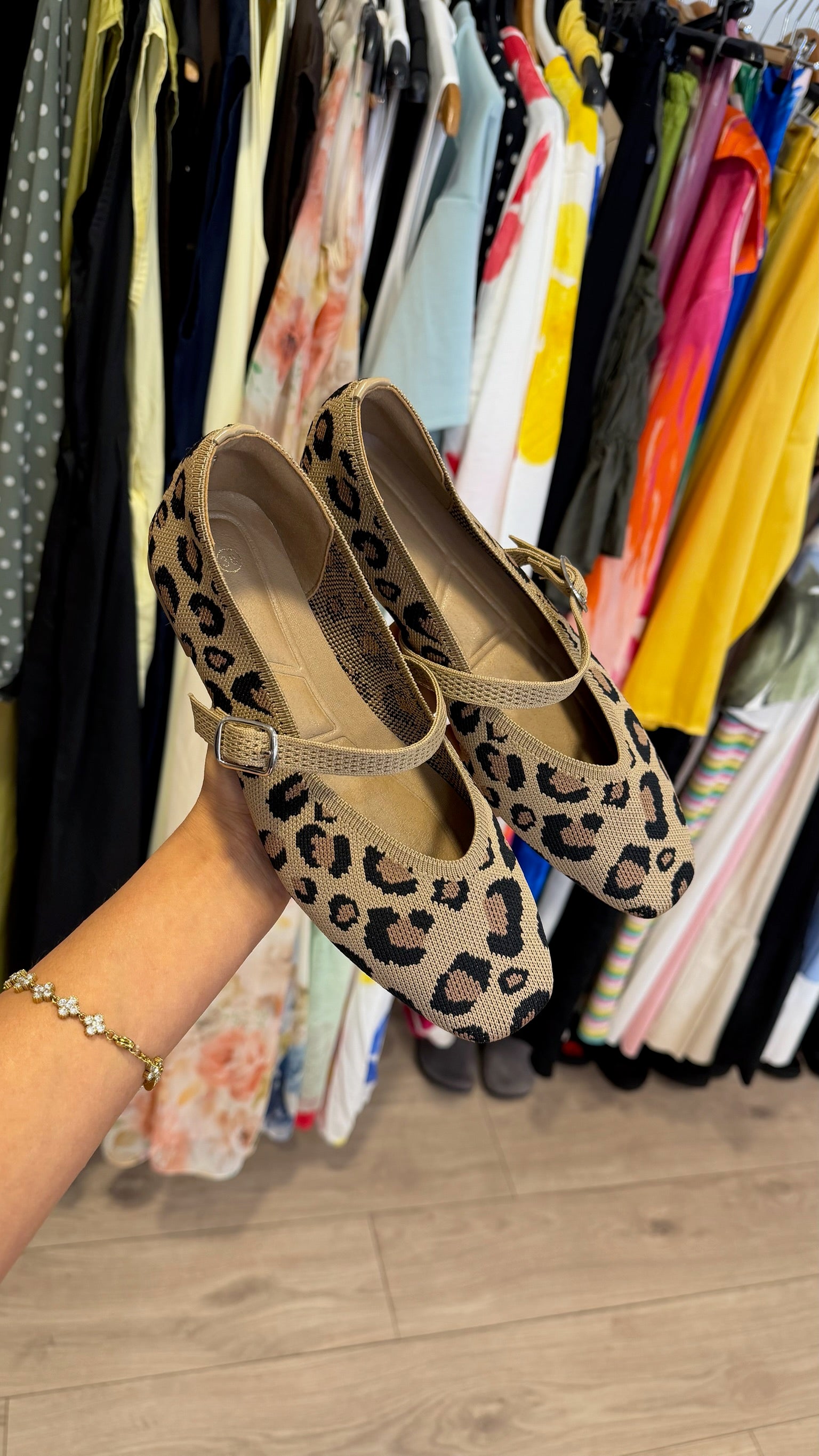 Ballerines léopard Assia