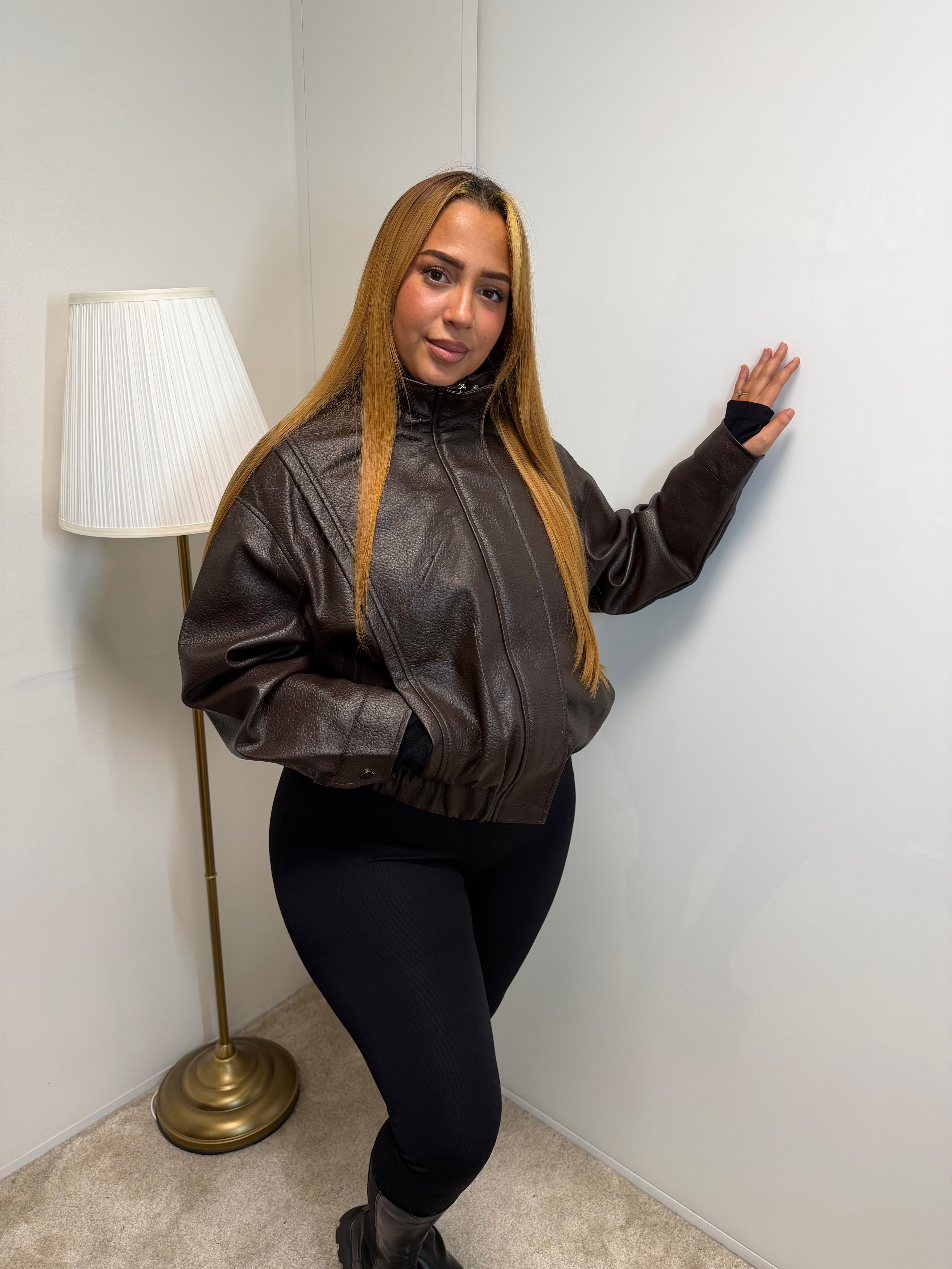 Bombers SEDA col montant similicuir