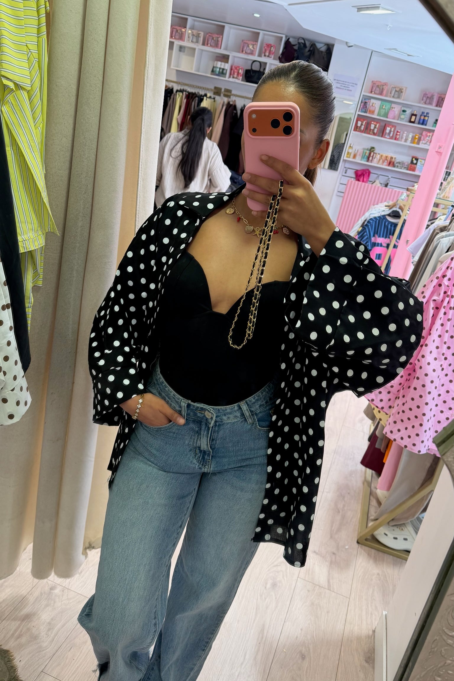 Chemise à pois Lina