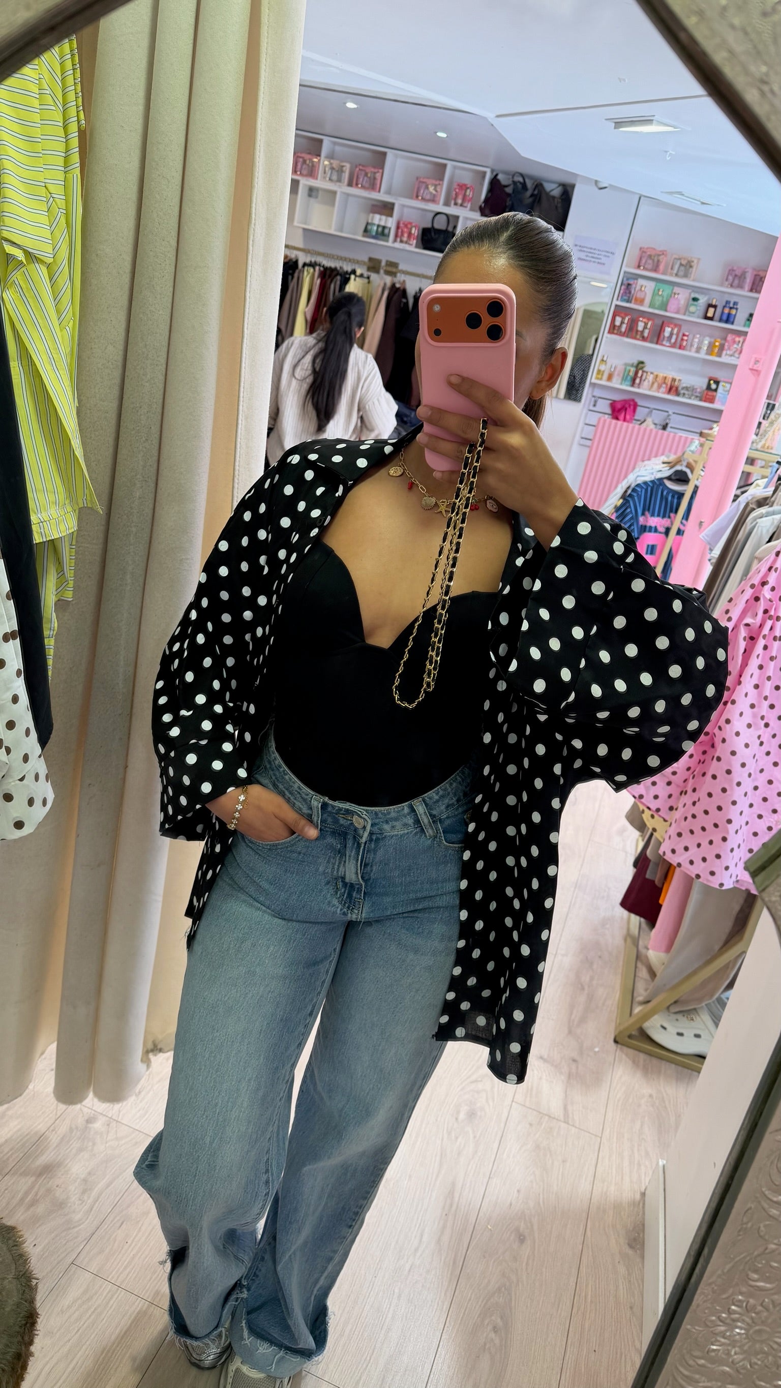 Chemise à pois Lina