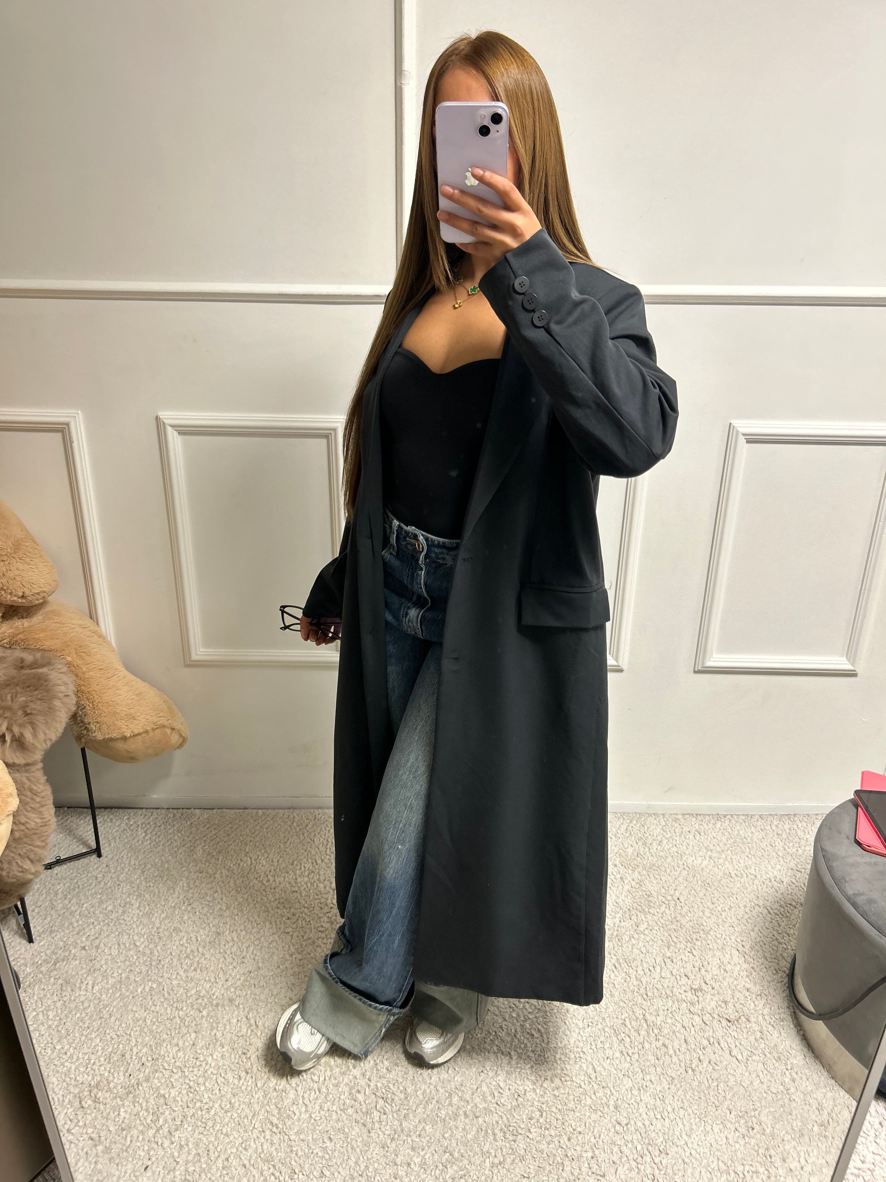 Blazer oversize long