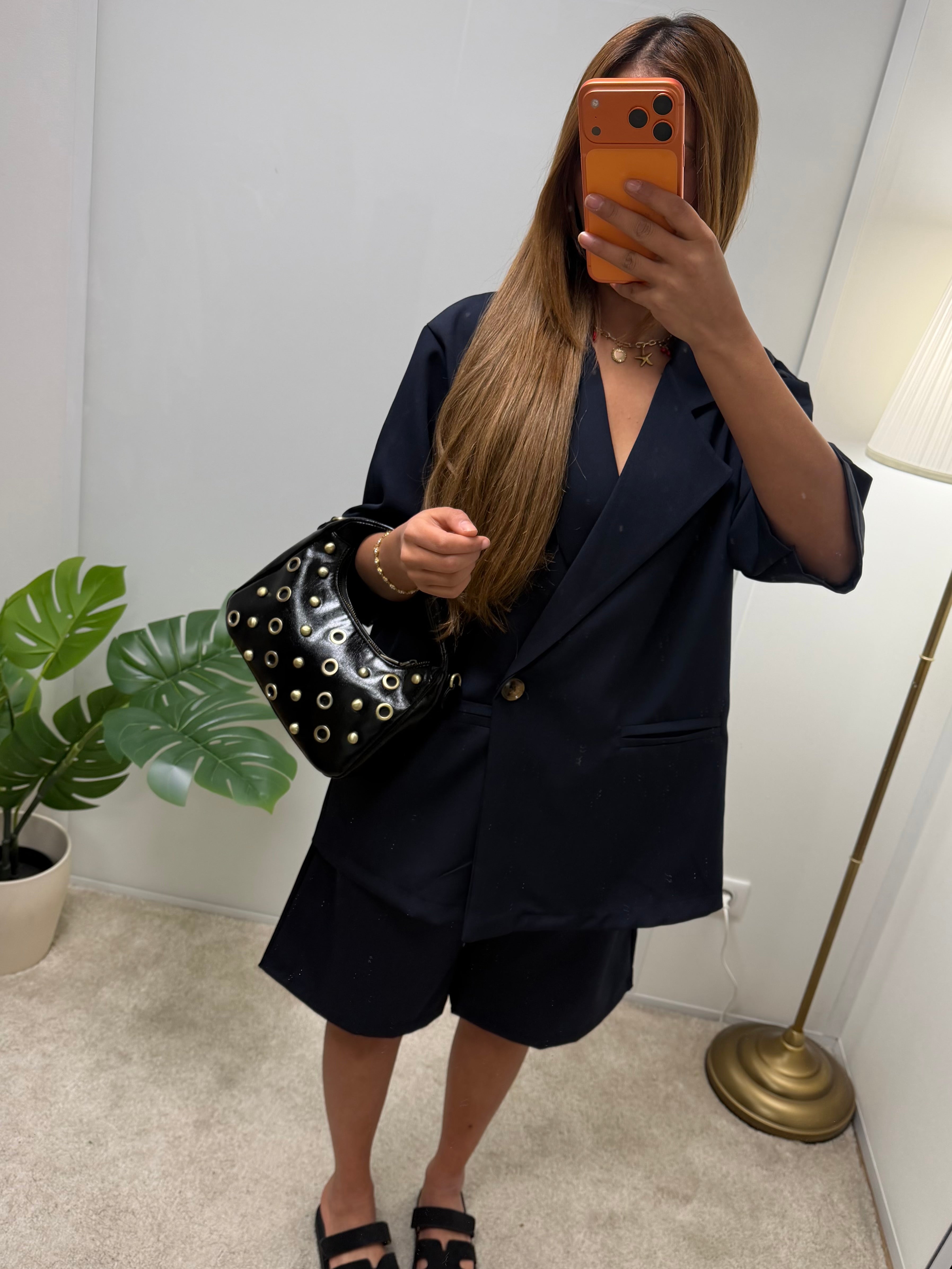 Ensemble blazer + bermuda Bianca