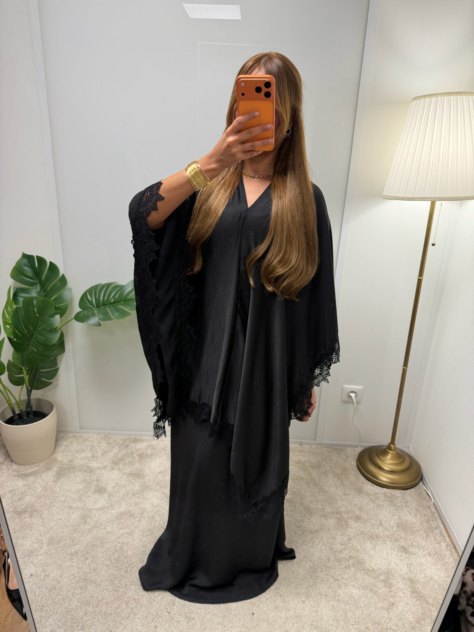 Ensemble jupe Cape Haya à dentelle