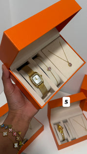 Coffret Bijoux Montre + Collier + Bracelet