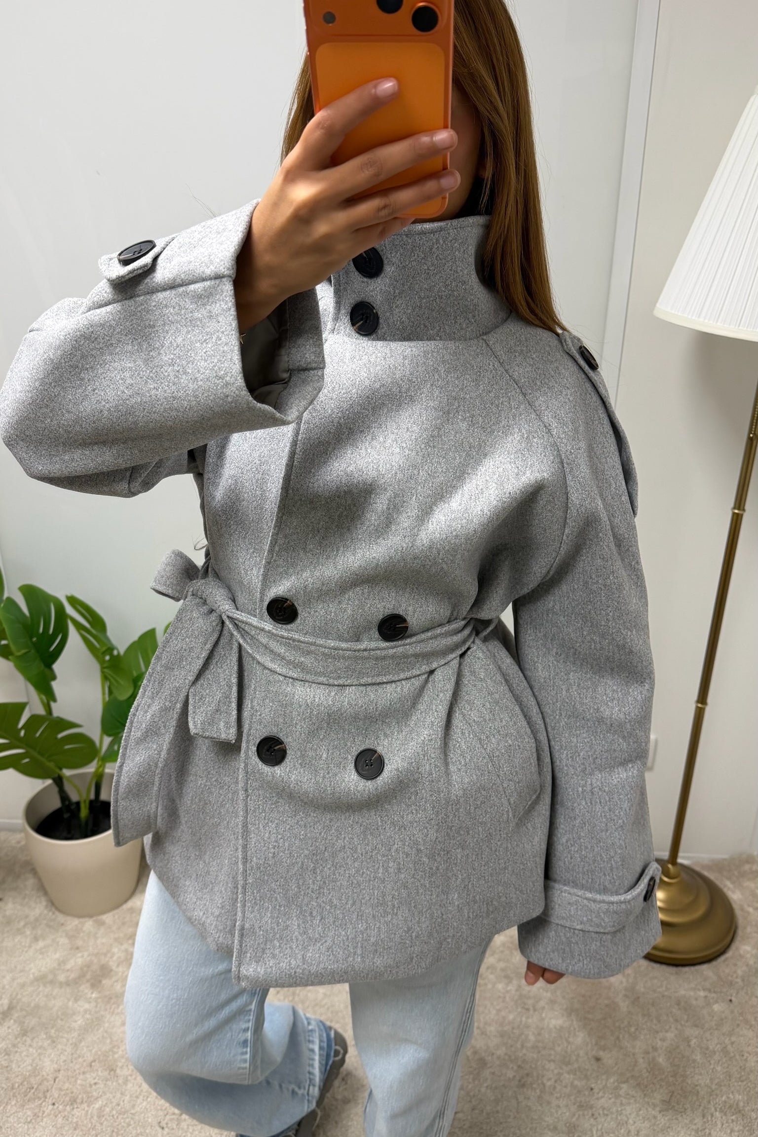 Manteau à col montant Sabrina