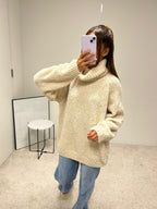 Pull col Pilou [beige]