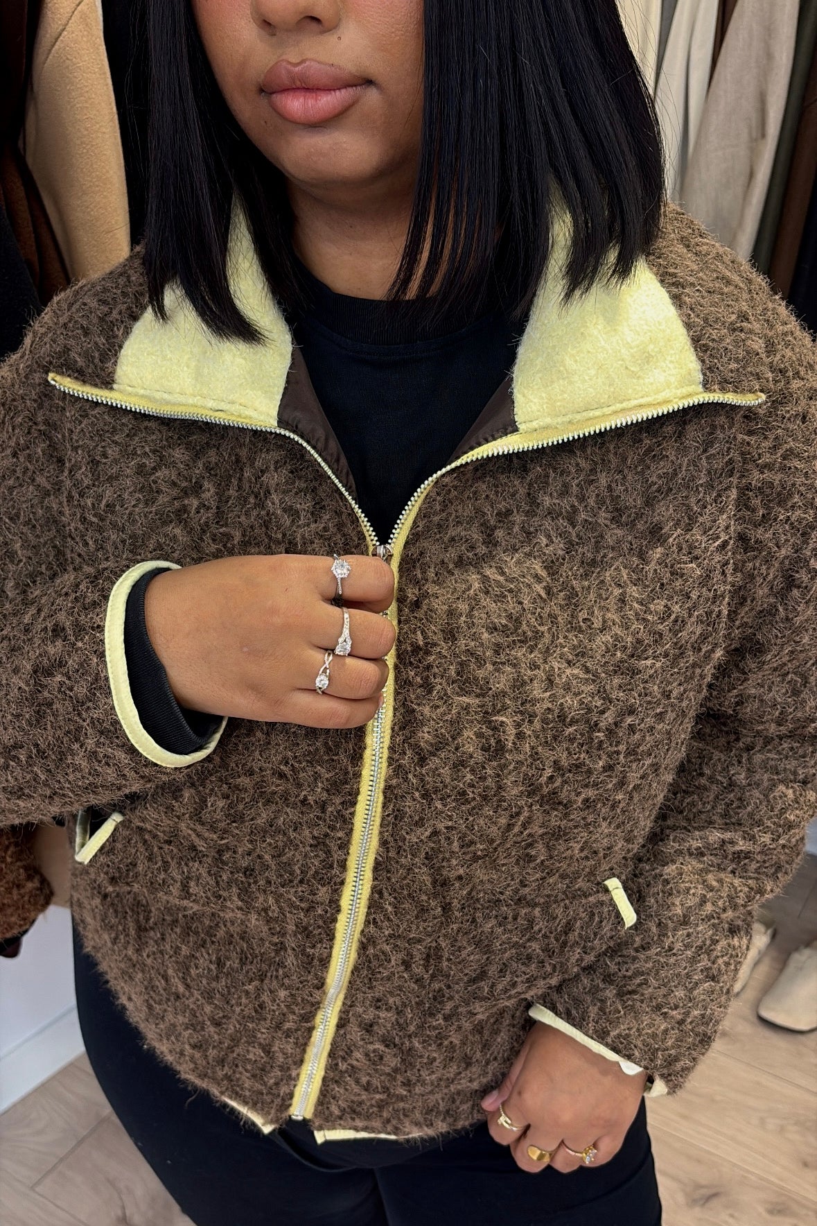 Veste bicolore NADINE