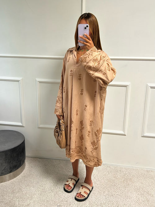 Robe Aliya brodée