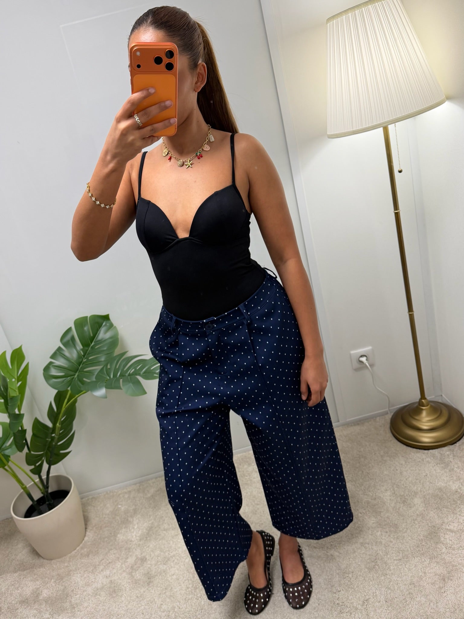 BERMUDA à pois Louana