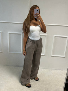 Pantalon en lin Rachel