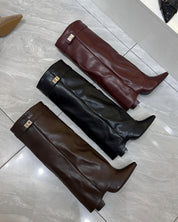 Bottes hautes en cuir TEEYAH