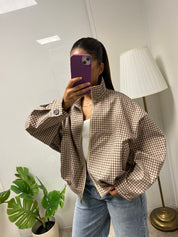Veste imprimé carreaux Ezaïa