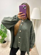 Pull GILET NALA boutonné or