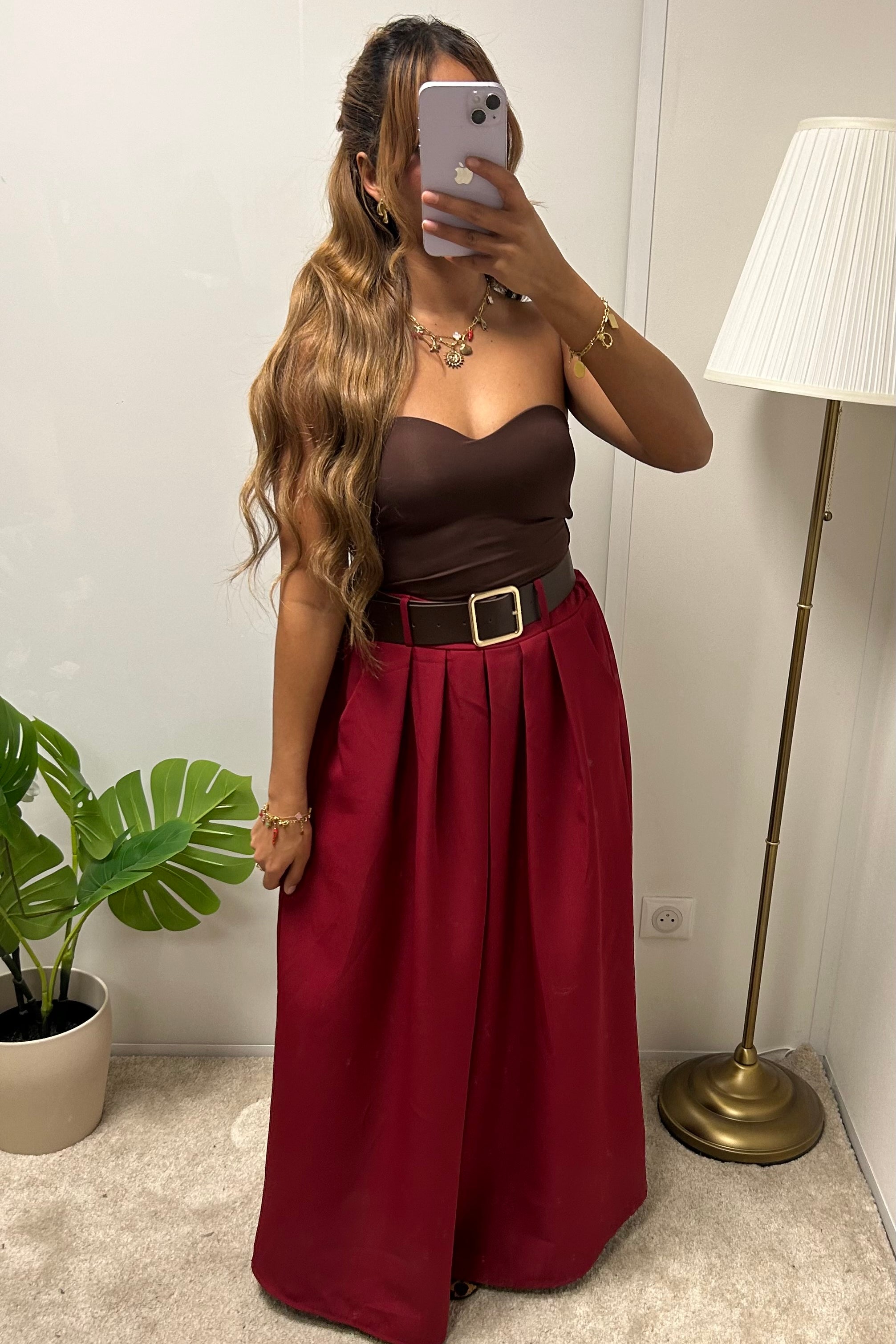 Jupe CYNDELLE à ceinture