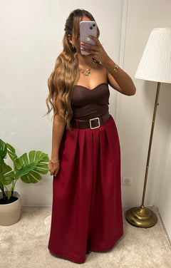 Jupe CYNDELLE à ceinture