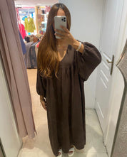 Robe Melanie gaz de coton