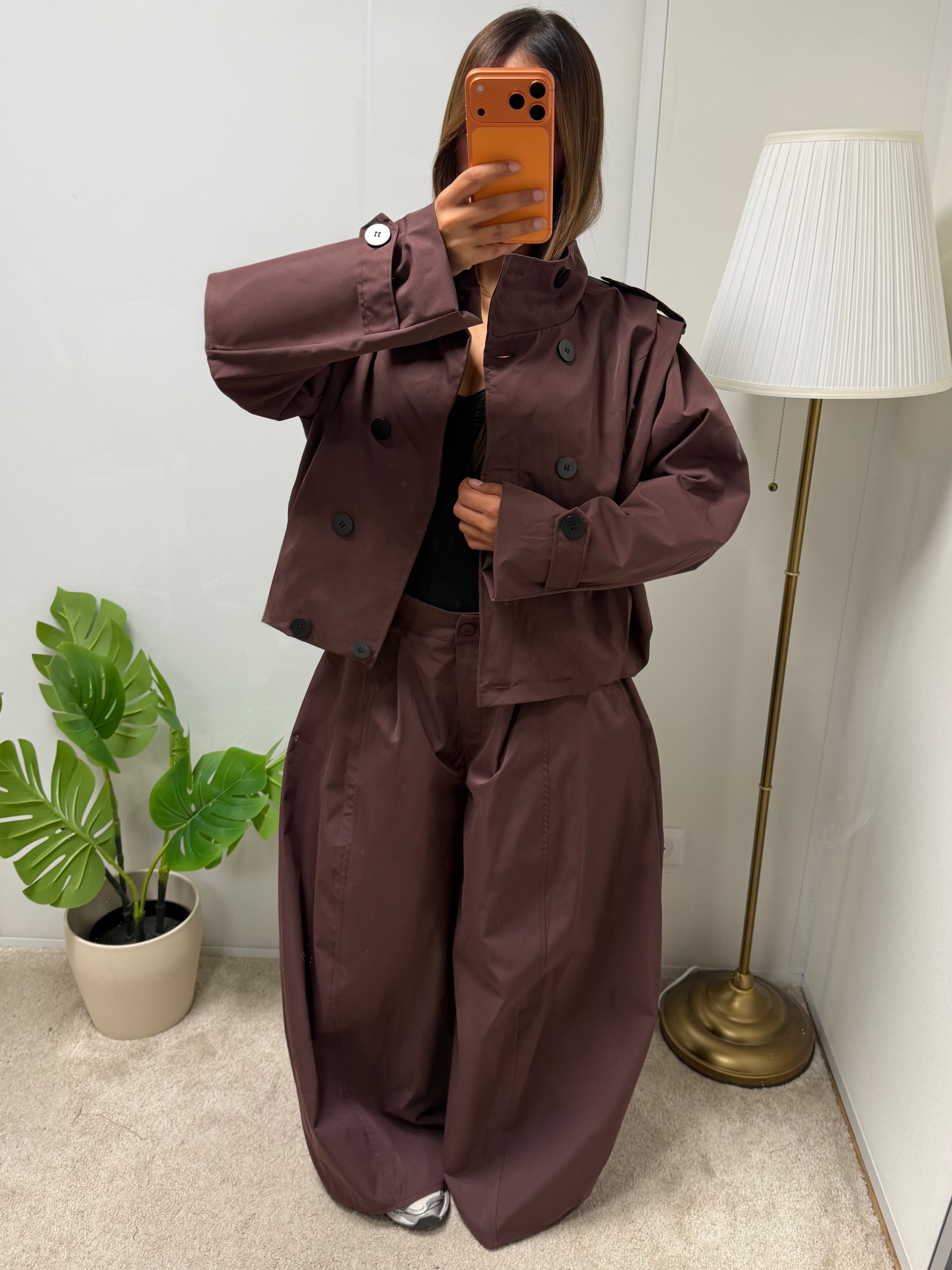 Veste courte a col montant Sherine