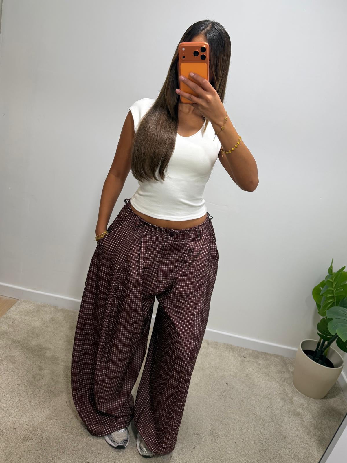 Pantalon baggy à jambes très larges JENNA