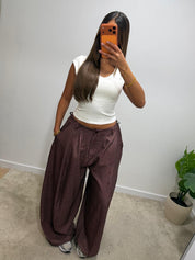Pantalon baggy à jambes très larges JENNA