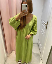 Robe Melanie gaz de coton