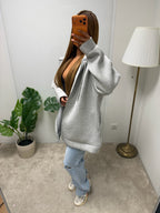 Gilet sweat effet Néoprène LONG KAYALI