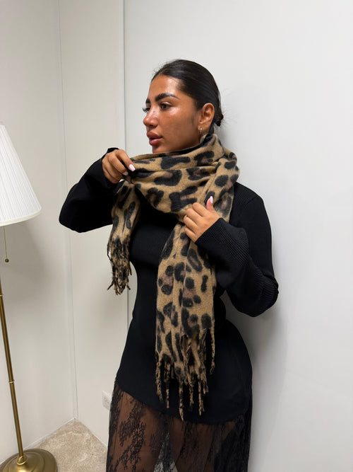 Écharpe léopard
