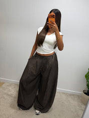 Pantalon baggy à jambes très larges JENNA