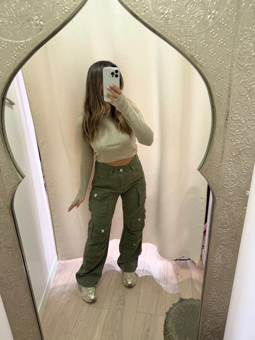 Cargo Maissa kaki A625