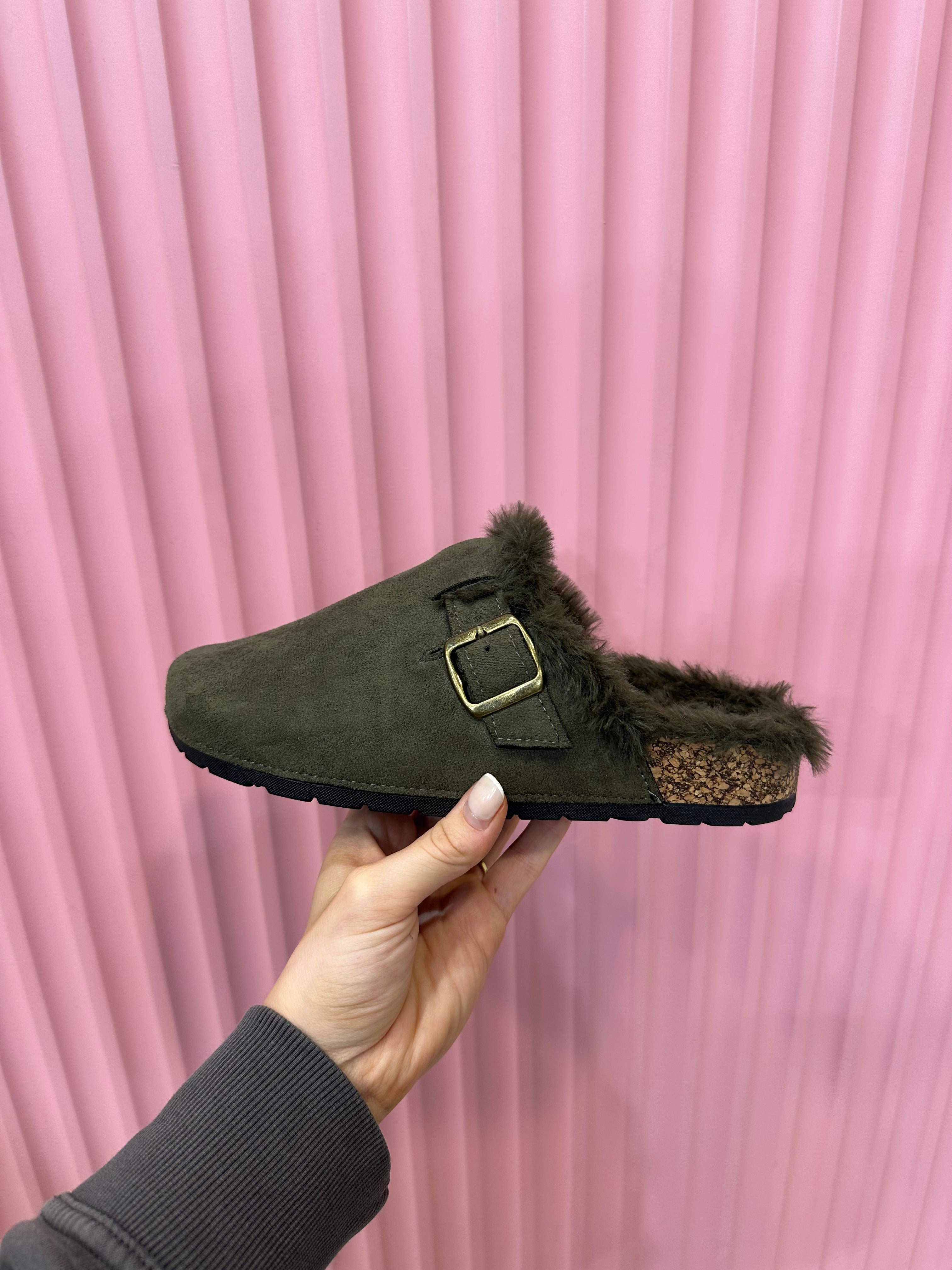 Mules inspi BIRK FOURRURE L1375 /1259