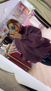 Veste BOMBERS Oversize à manche ballon HABIBA