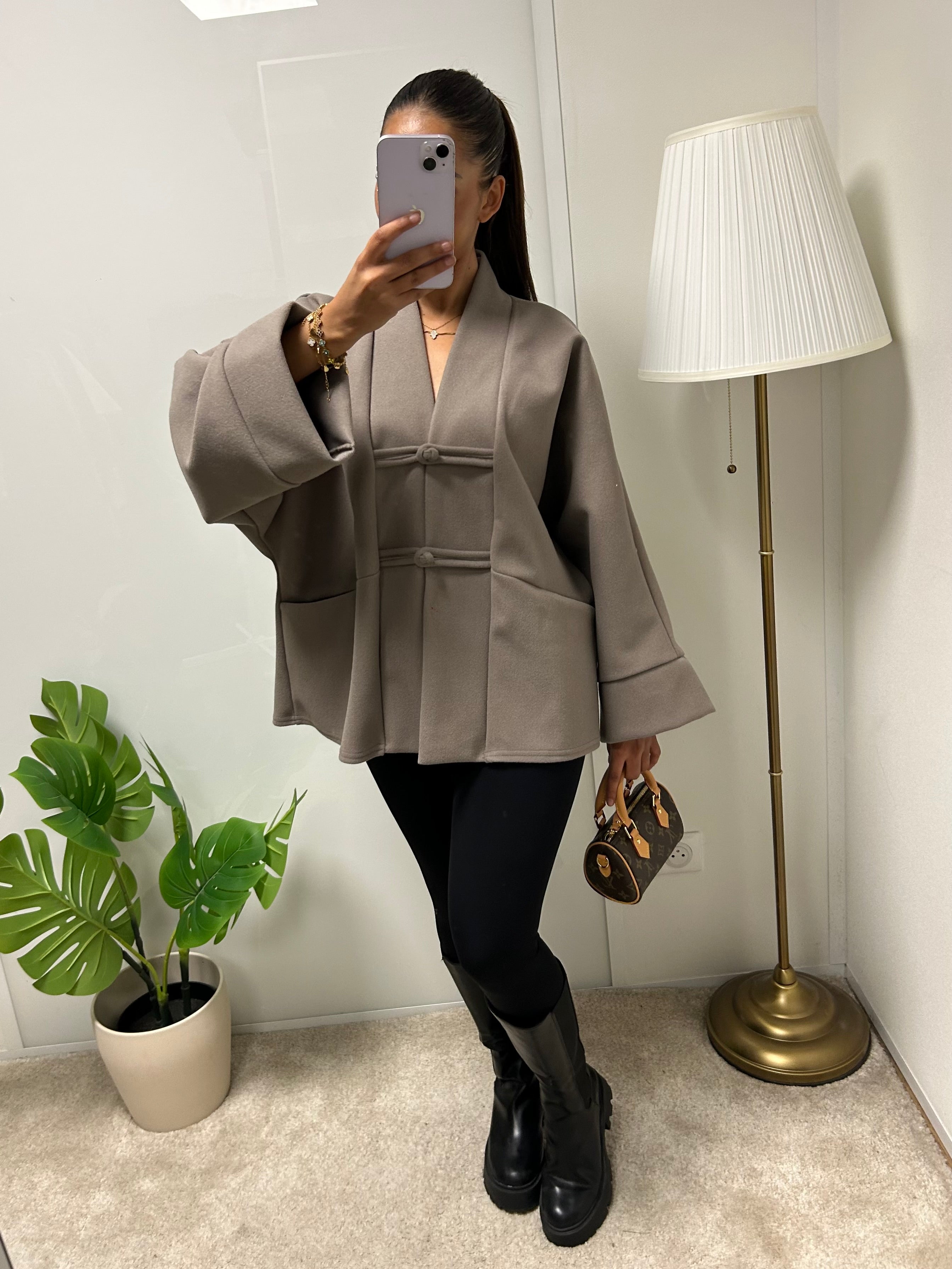 Veste kimono epais Awa
