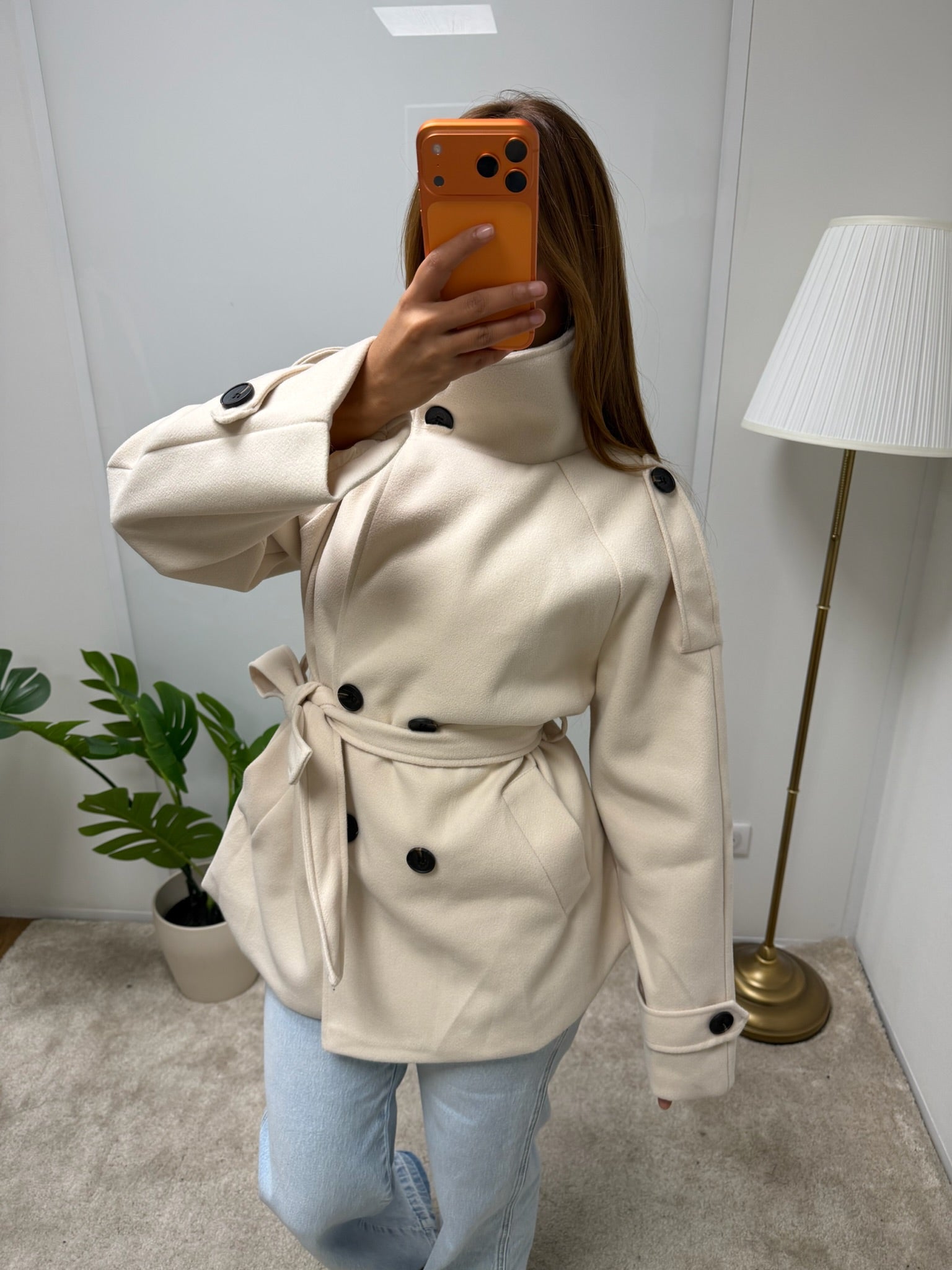 Manteau à col montant Sabrina