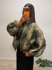 Veste bomber imprimée RÉÉM