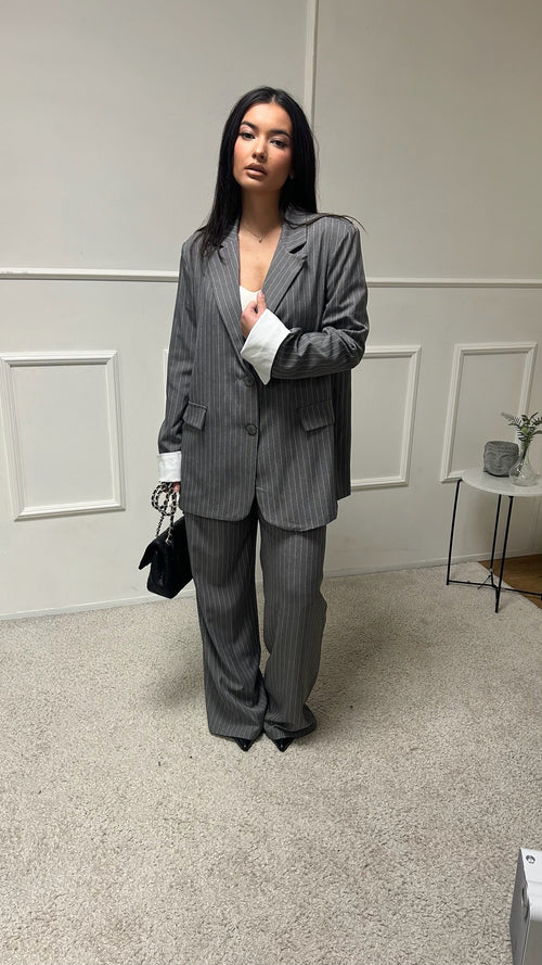 Ensemble blazer pantalon à rayure Chloé