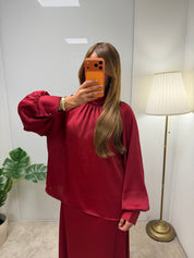 Ensemble LOUNA jupe longue + blouse fluide