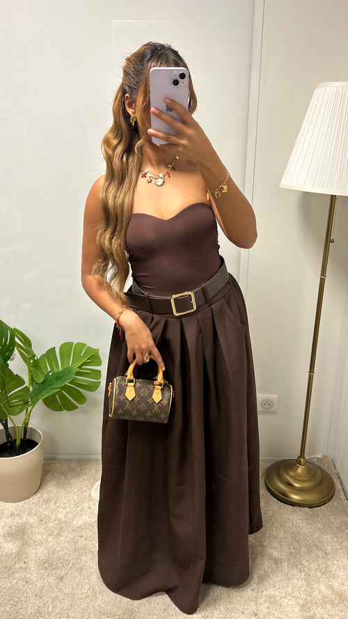 Jupe CYNDELLE à ceinture