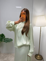 Ensemble LOUNA jupe longue + blouse fluide