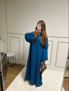 Abaya + Kimono en lin Sherine