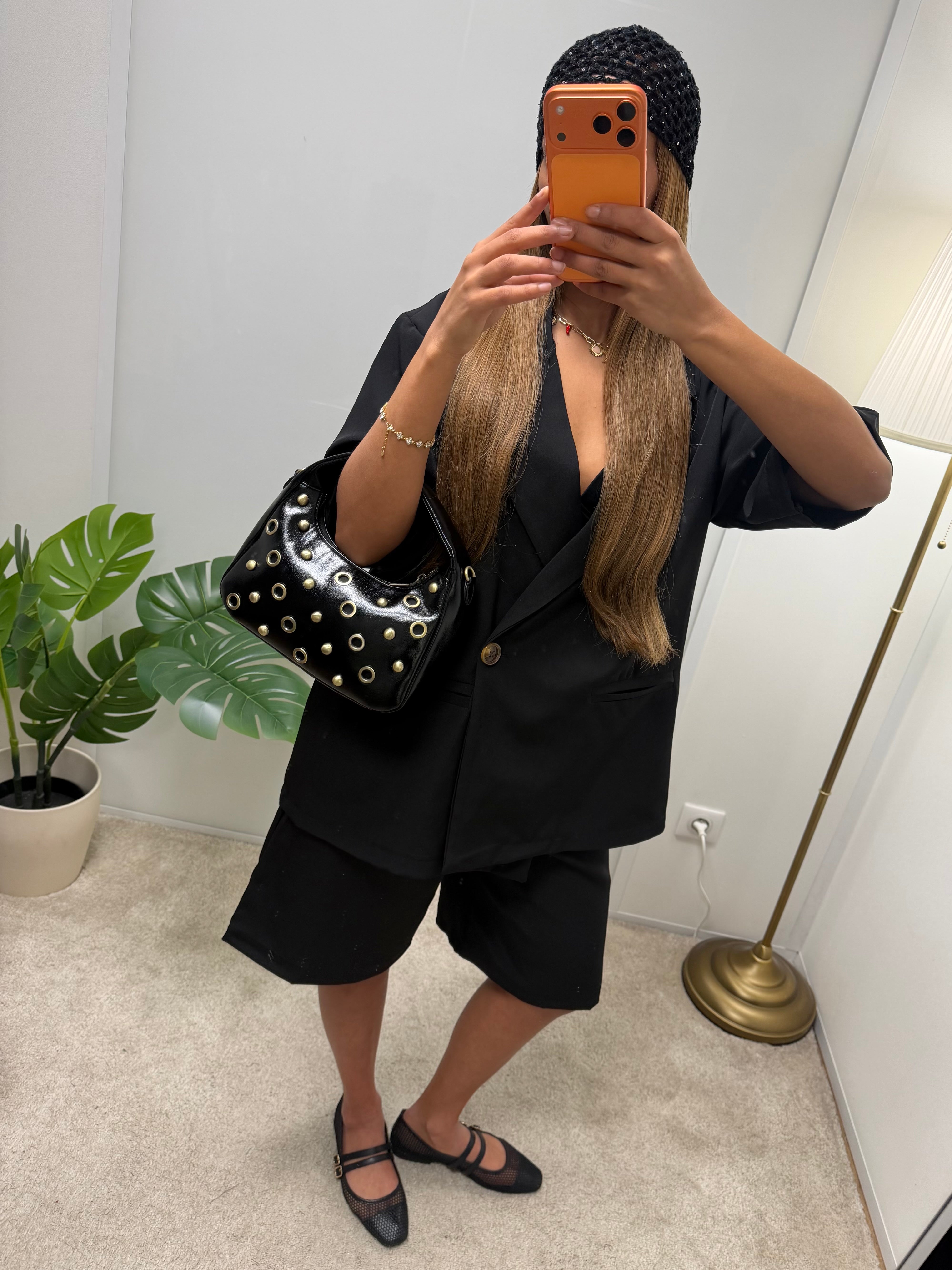 Ensemble blazer + bermuda Bianca