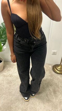 Jeans DALIDA [Noir] CHINÉ (T6049-1)